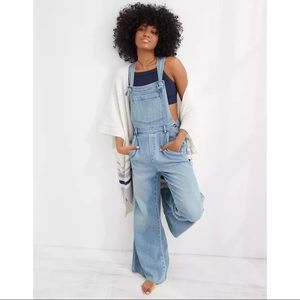 Aerie Wide Leg Overalls NWT • M